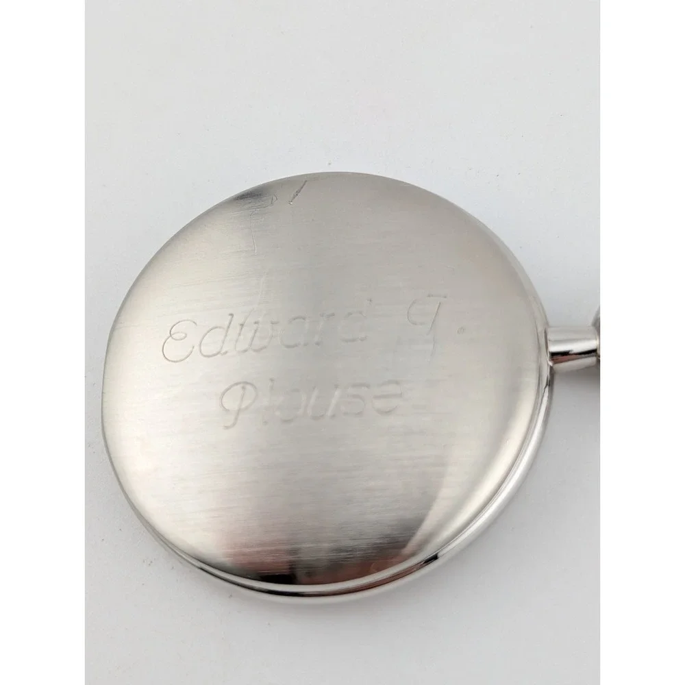 Colibri Of London Pocket Watch Engraved Edward T Plouse- New Battery‎